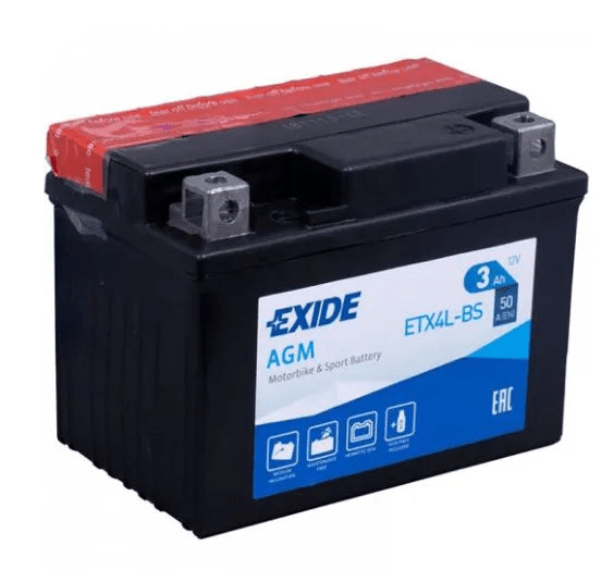 EXIDE AGM 12V/3AH YTX4L-BS BATTERY