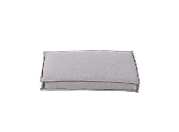 PAULETTA LUXE Light gray back cushion W 40 x L 60 x D 12 cm - best price from Maltashopper.com CS673008