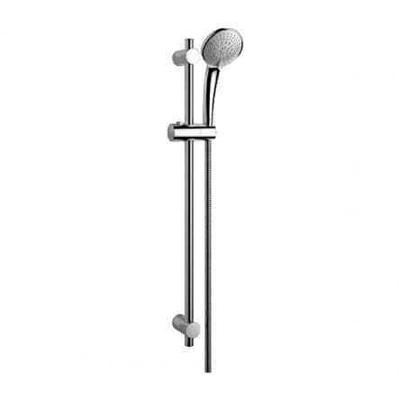 Bricocenter SLIDING RAIL IDEAL JET HAND SHOWER D.100 3 JETS CHROME IDEAL STANDARD