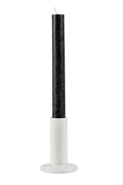 Casa NORDI White candlestick H 12 cm - Ø 3 cm