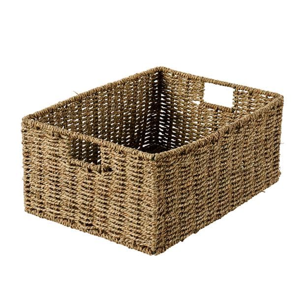 SEAGRASS Natural drawer basket H 17 x W 39 x D 29 cm - best price from Maltashopper.com CS663964