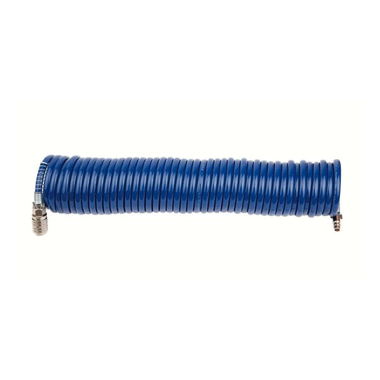 Bricocenter SPIRAL HOSE FOR DEXTER COMPRESSOR QUICK COUPLING, 10M, DIAM 10MM, POLYURETHANE