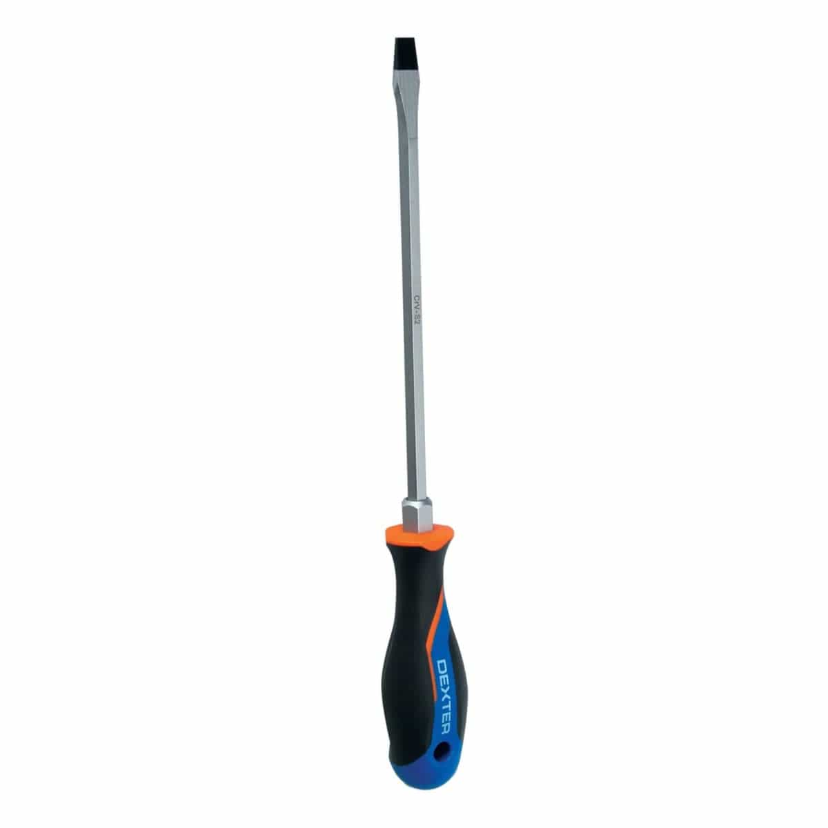 DEXTER SLOTTED SCREWDRIVER SL 8X200MM, CHROME VANADIUM - best price from Maltashopper.com BR400001491