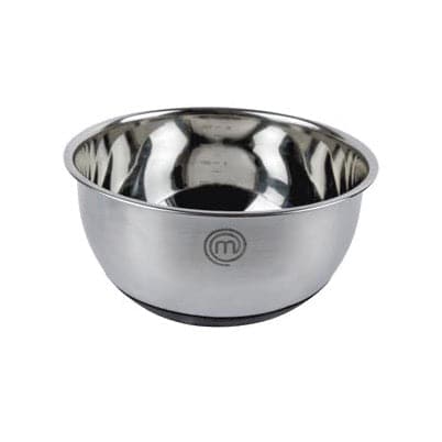 MASTERCHEF Silver bowl H 14 cm - Ø 24 cm - best price from Maltashopper.com CS672028