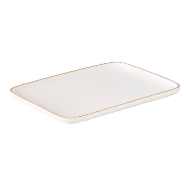 ELEMENTS White plate W 21.5 x L 30 cm - best price from Maltashopper.com CS616896