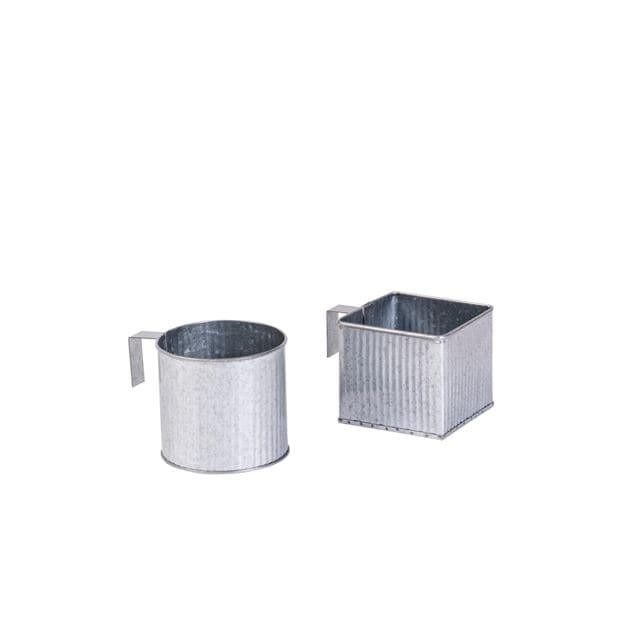 ZINC HANGING POT 9CM 2SHP - best price from Maltashopper.com CS649278