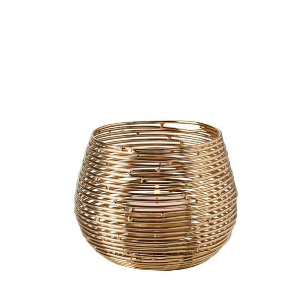 GOLDINA Partylight golden H 9 cm - Ø 9 cm - Ø 8,5 cm - best price from Maltashopper.com CS656719