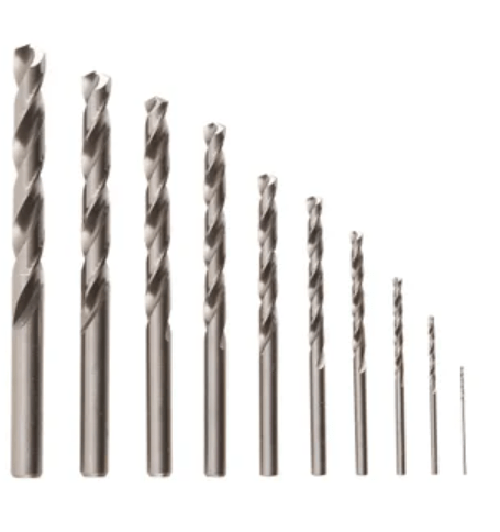 Bricocenter SET 10 DEXTER METAL DRILL BITS MIXED DIAMETERS, CYLINDRICAL SHANK