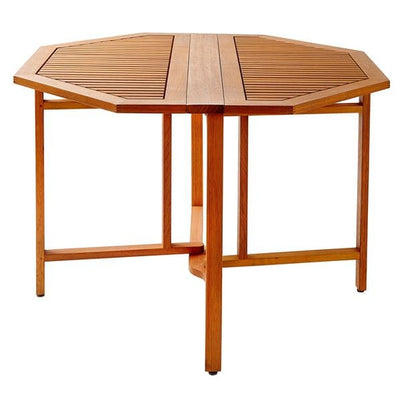 NEW OREGON Natural folding table H 75 cm - Ø 109 cm - best price from Maltashopper.com CS629468