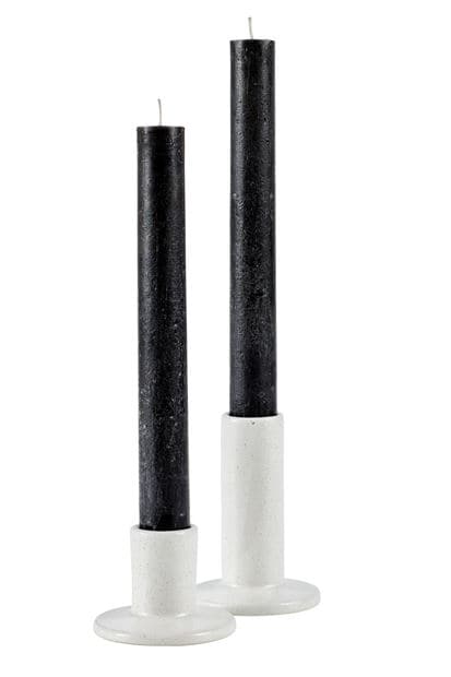 NORDI White candlestick H 12 cm - Ø 3 cm - best price from Maltashopper.com CS666967