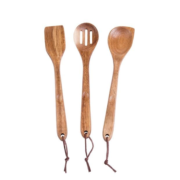 MARCUS Natural perforated spatula W 6.8 x L 32 cm