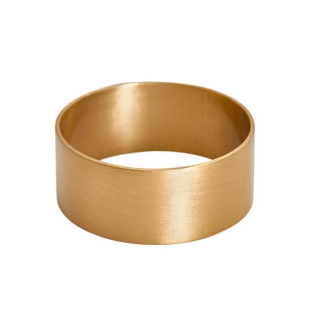 ALU GOLD Golden napkin holder H 2 x W 5 x D 5 cm - best price from Maltashopper.com CS655410