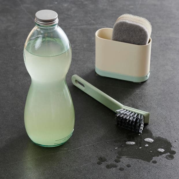 JASMIN Flat / cust brush with green sponge H 26 x W 5 x L 12 cm - best price from Maltashopper.com CS651322