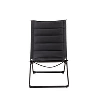 LIZA Black folding chair H 87 x W 57 x D 85 cm - best price from Maltashopper.com CS652428