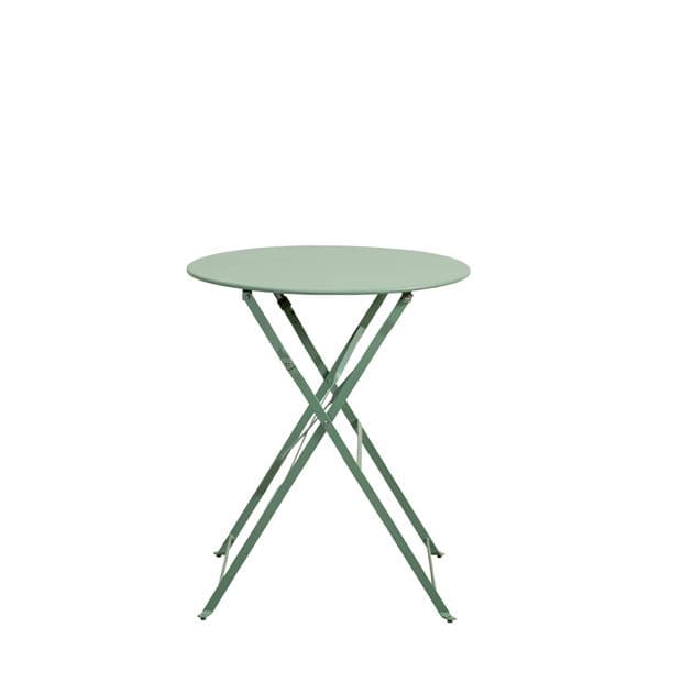 IMPERIAL Eucalyptus green bistro table H 71 cm - Ø 60 cm - best price from Maltashopper.com CS652638