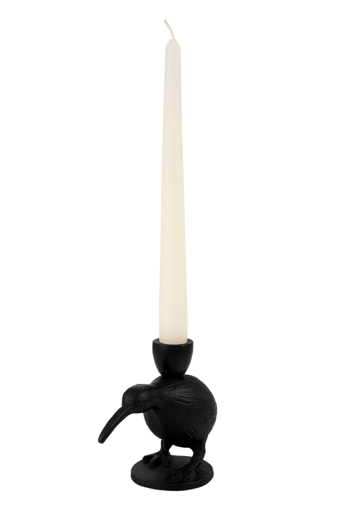 KIWI Black candlestick H 10 x W 12 cm