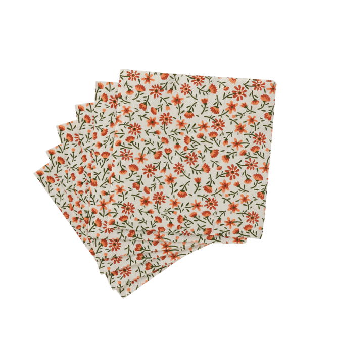 IRMA Set of 20 multicoloured napkins - best price from Maltashopper.com CS682199