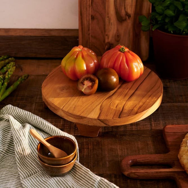 TEAK STAND Ø20CM