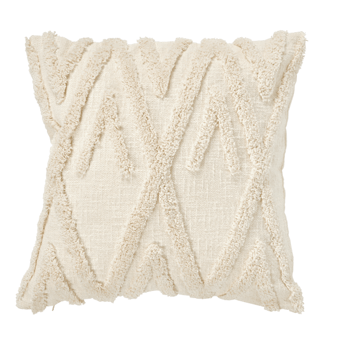 JONA White cushion W 45 x L 45 cm