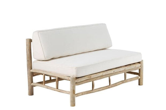 PANTAI Lounge chair 150cm natural H 82 x W 150 x D 85 cm - best price from Maltashopper.com CS270209