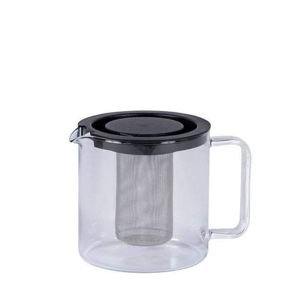 SIMAX Teapot with filter in transparent stainless steel H 14 cm - Ø 13.3 cm