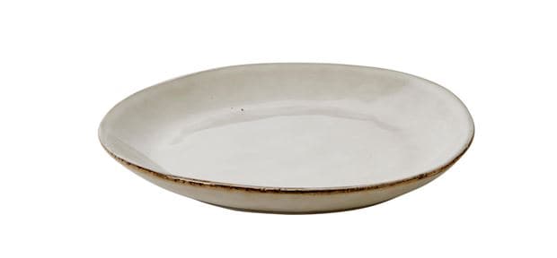 EARTH MARL Cream dessert plateØ 20 cm - best price from Maltashopper.com CS629944