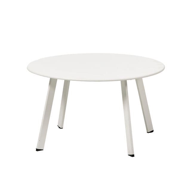 NURIO Matt white lounge table H 40 cm - Ø 70 cm