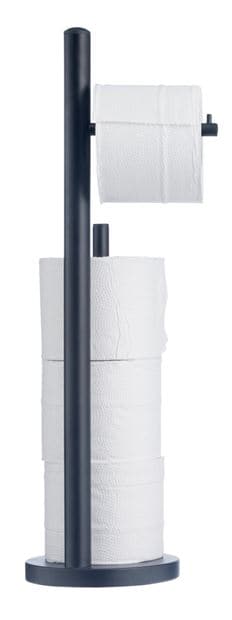 SHADOW Black bathroom organizer H 50 cm - Ø 15 cm - best price from Maltashopper.com CS608405