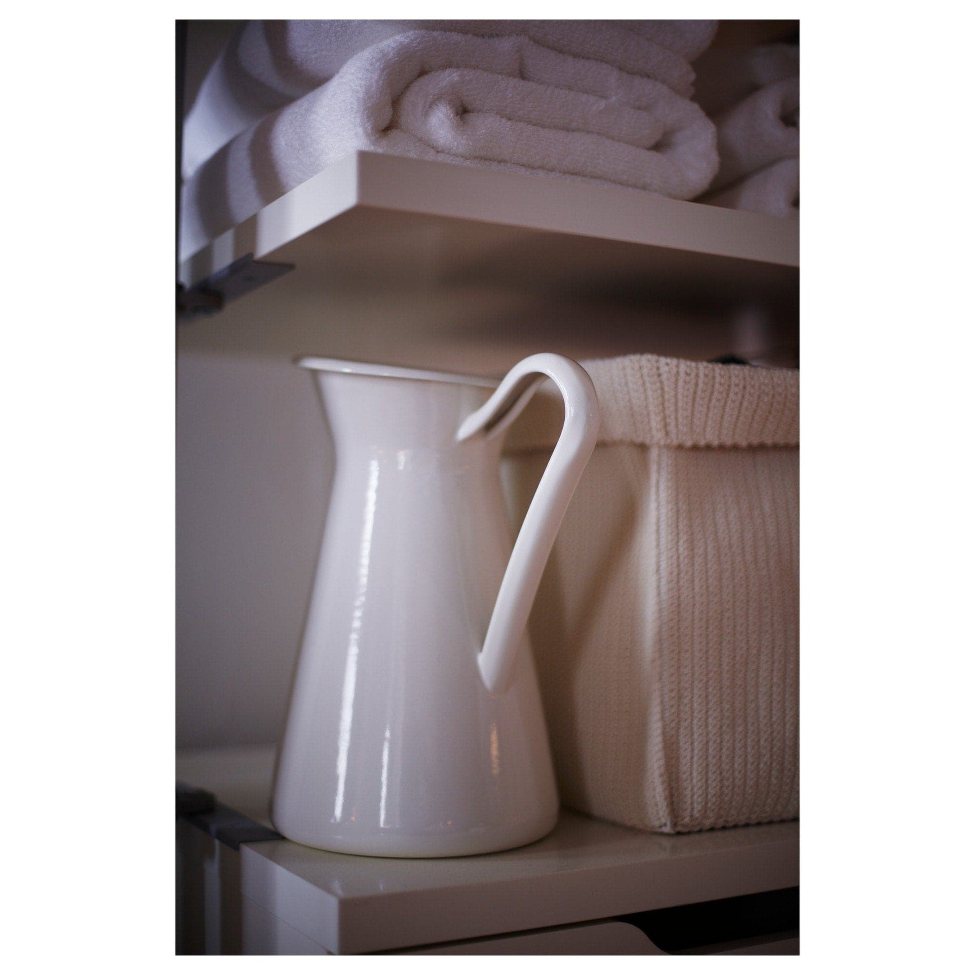 SOCKERÄRT - Vase/jug, white, 22 cm - best price from Maltashopper.com 80148465