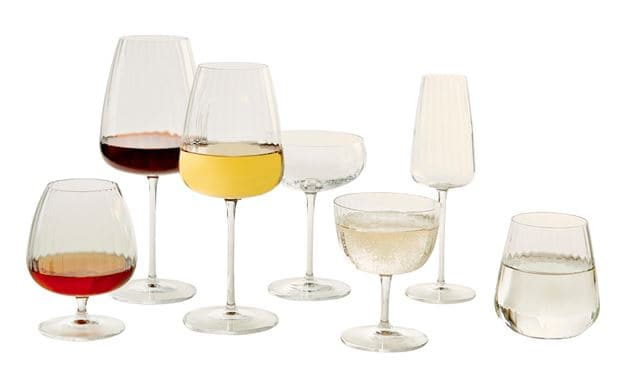 SPEAKEASIES Transparent white wine glasses, H 22.7 cm - Ø 9.3 cm - best price from Maltashopper.com CS667667