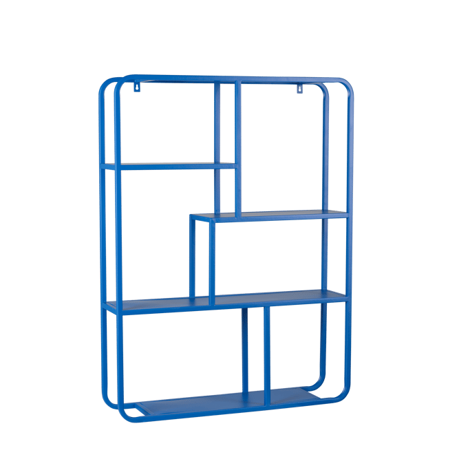 Casa DAX Blue hanging shelf, H 80 x W 60 x D 15 cm