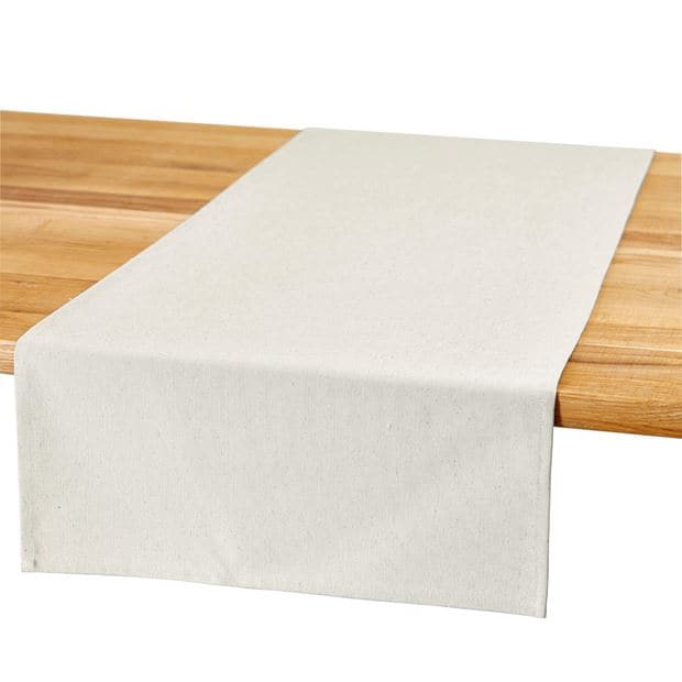 RECYCLE Antique white table runner W 45 x L 138 cm - best price from Maltashopper.com CS646240