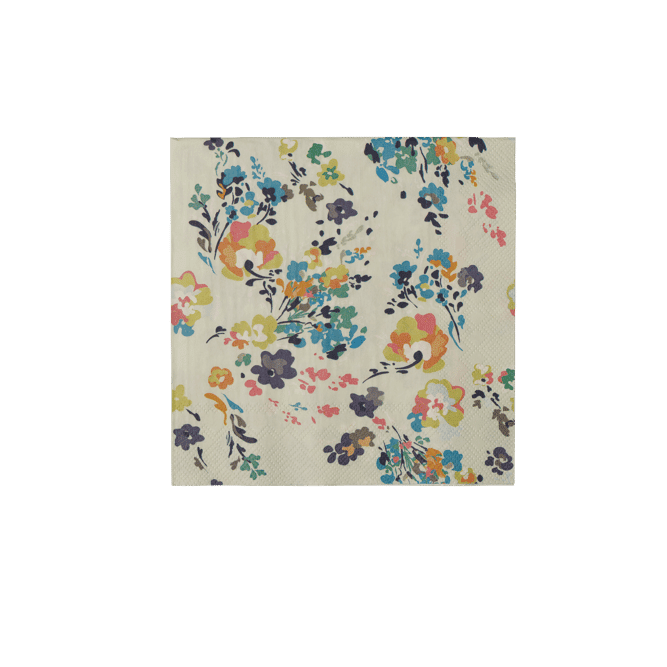 BLOOM Set of 20 multicoloured napkins - best price from Maltashopper.com CS690620