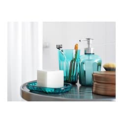 Ikea SVARTSJÖN Soap Dispenser - turquoise ,