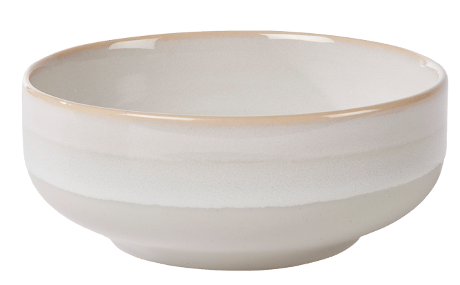 Casa JESSIE WHITE White bowl, H 6 cm - Ø 15,5 cm