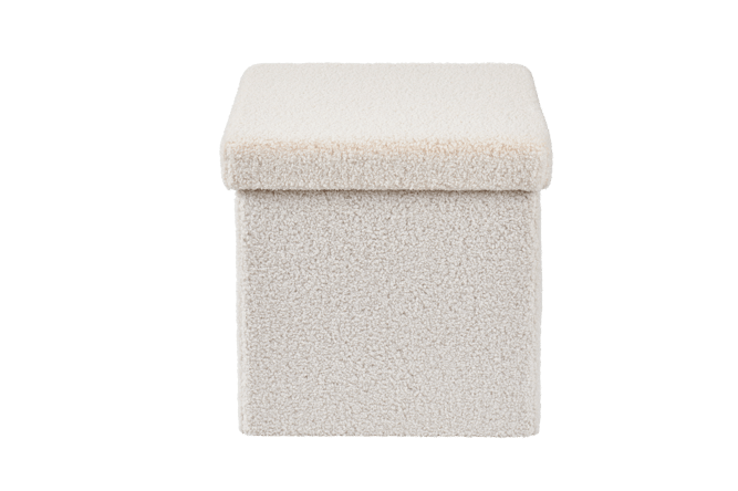 Casa STOR TEDDY FOLD.HASSOCK WHITE