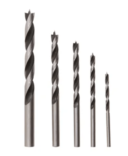 Bricocenter SET 5 DEXTER WOOD DRILL BITS MIXED DIAMETERS