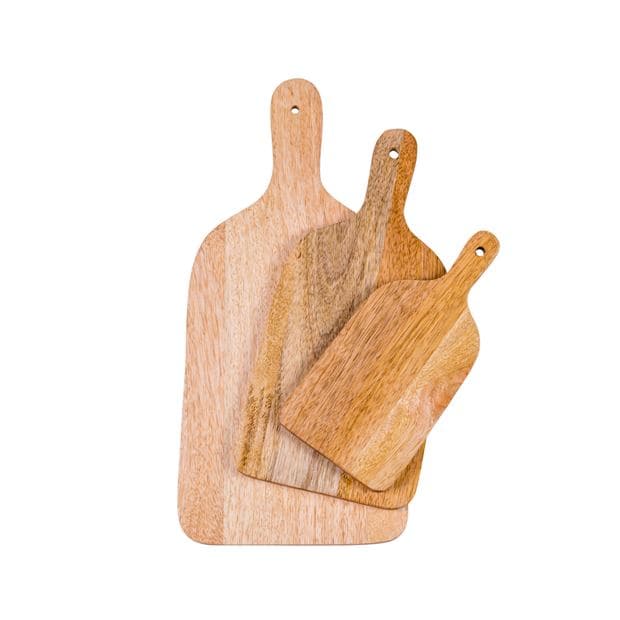 PURE LUXURY Natural Serving Board H 1 x W 9.5 x L 20 cm - best price from Maltashopper.com CS655466