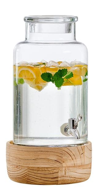 PURI Tank with transparent tap H 31.5 cm - Ø 20 cm - best price from Maltashopper.com CS633815