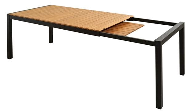 MATILDA Extendable black table H 75 x W 189 x D 100 cm - best price from Maltashopper.com CS629363