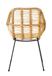 ROTAN Natural table chair H 87 x W 55 x D 54 cm - best price from Maltashopper.com CS661717