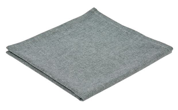 ORGANIC Dark gray napkin W 40 x L 40 cm - best price from Maltashopper.com CS616301