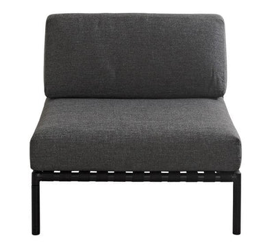JUMBO Lounge chair black H 61 x W 87 x D 87 cm - best price from Maltashopper.com CS629412