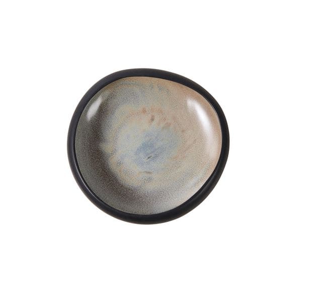 Casa LAVA Bowl 65 CL black, H 4,5 cm - Ø 20 cm