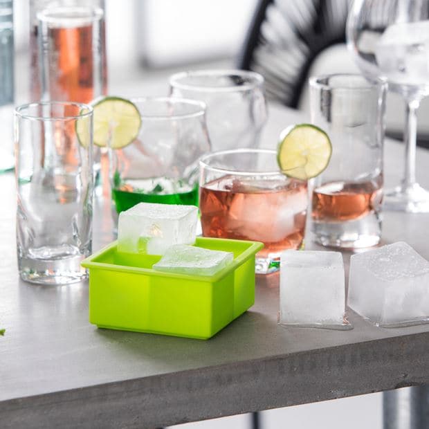 COCKTAIL Green ice cube mold H 5.5 x W 11.7 x D 11.7 cm - best price from Maltashopper.com CS603225