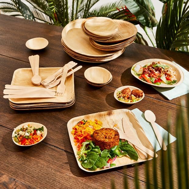 ARECA LEAF Plates set of 6 naturalØ 25.5 cm - best price from Maltashopper.com CS631918