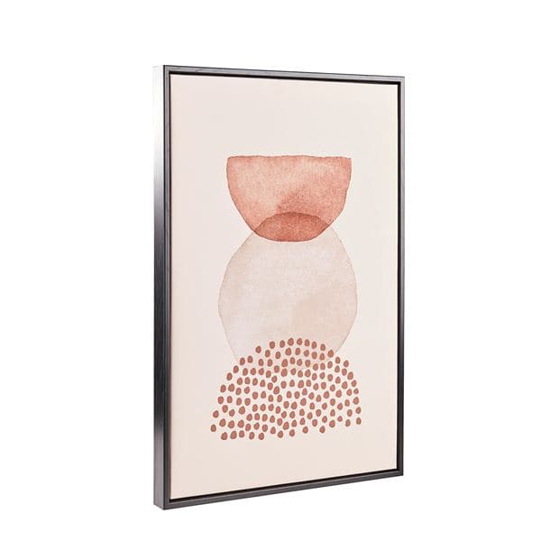 ABSTRACT Wall deco black, white, brown H 60 x W 40 x D 3.5 cm - best price from Maltashopper.com CS672084