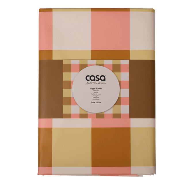 Casa CUADROS Peva multicoloured tablecloth