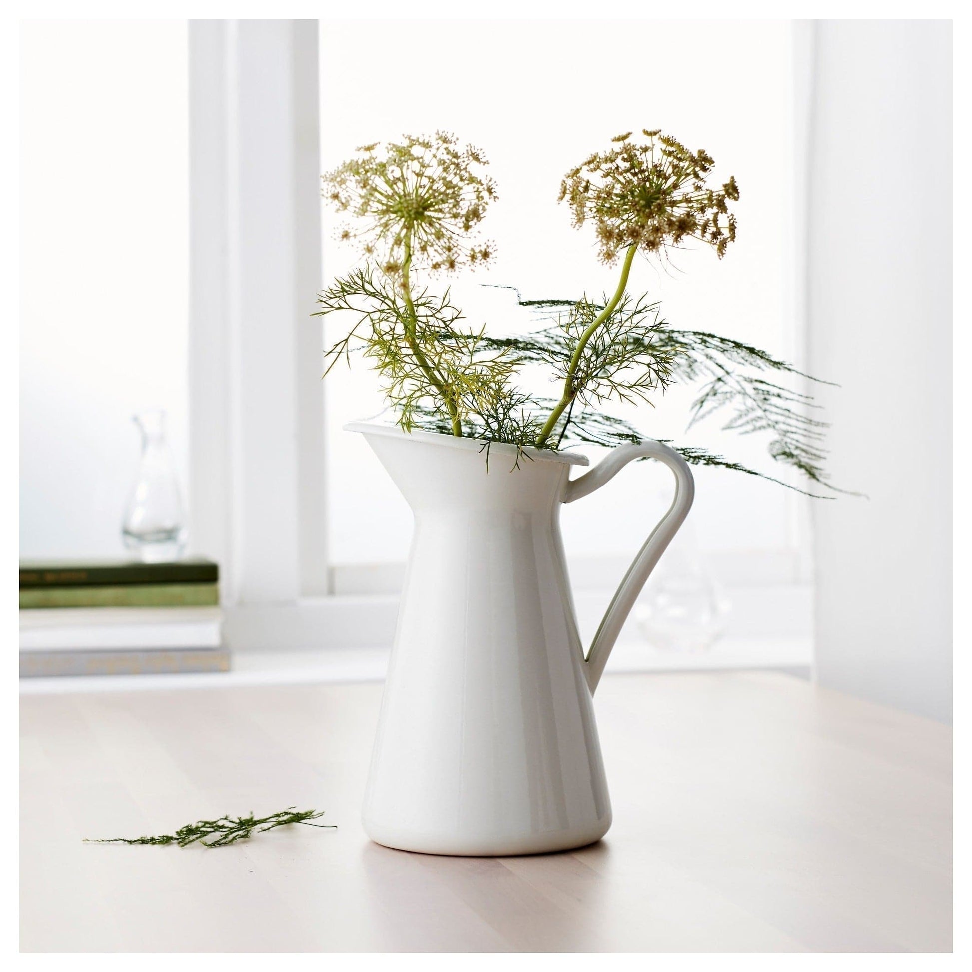 SOCKERÄRT - Vase/jug, white, 22 cm - best price from Maltashopper.com 80148465