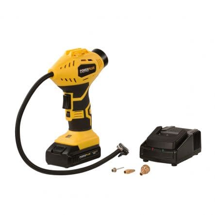 Bricocenter LITHIUM BATTERY COMPRESSOR 18 V 1500 Ah - 8 BAR -V WITH INFLATING ACCESSORIES